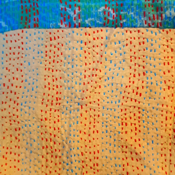 Kantha Handwork embroidery top - Picture 7 of 9